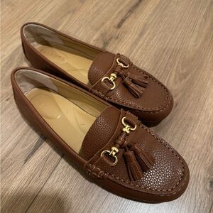 ARDEN DRIVING LOAFERS - PEBBLE LEATHER